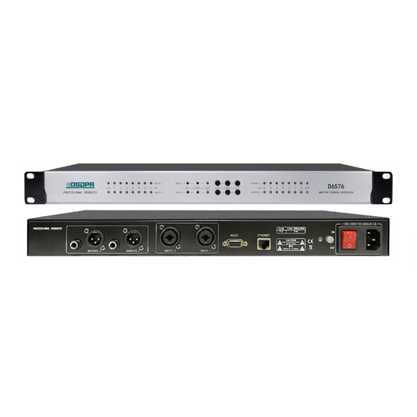 Bộ chống phản hồi âm tự động chuyên nghiệp DSPPA D6576